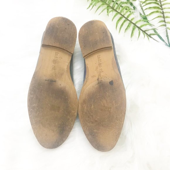 Indigo Rd Dusky Grey Blue Faux Suede Loafer - 7.5M - Picture 4 of 5